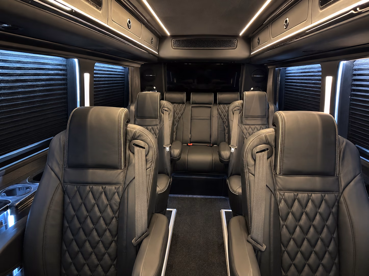 santa rosa 18 passenger sprinter van inside