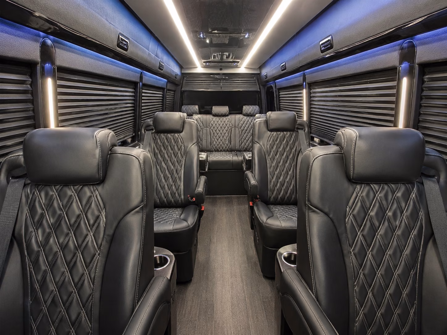 santa rosa 8 passenger sprinter van interior