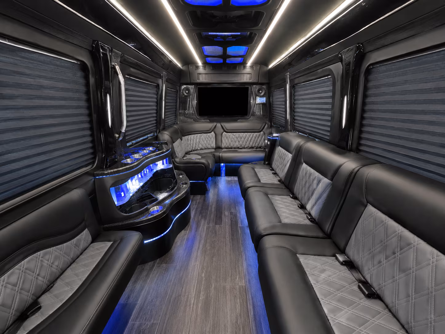 santa rosa sprinter limousine interior