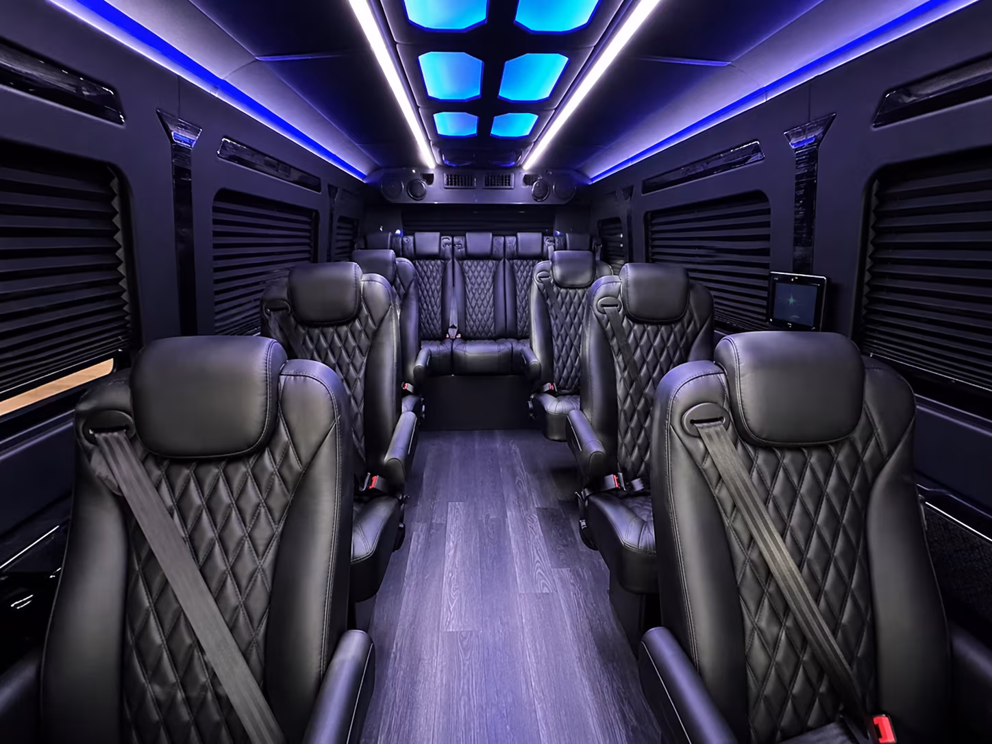 shift change sprinter vans for any hour employee transportation in santa rosa